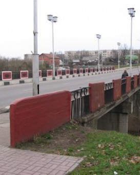 Красный мост в Полоцке